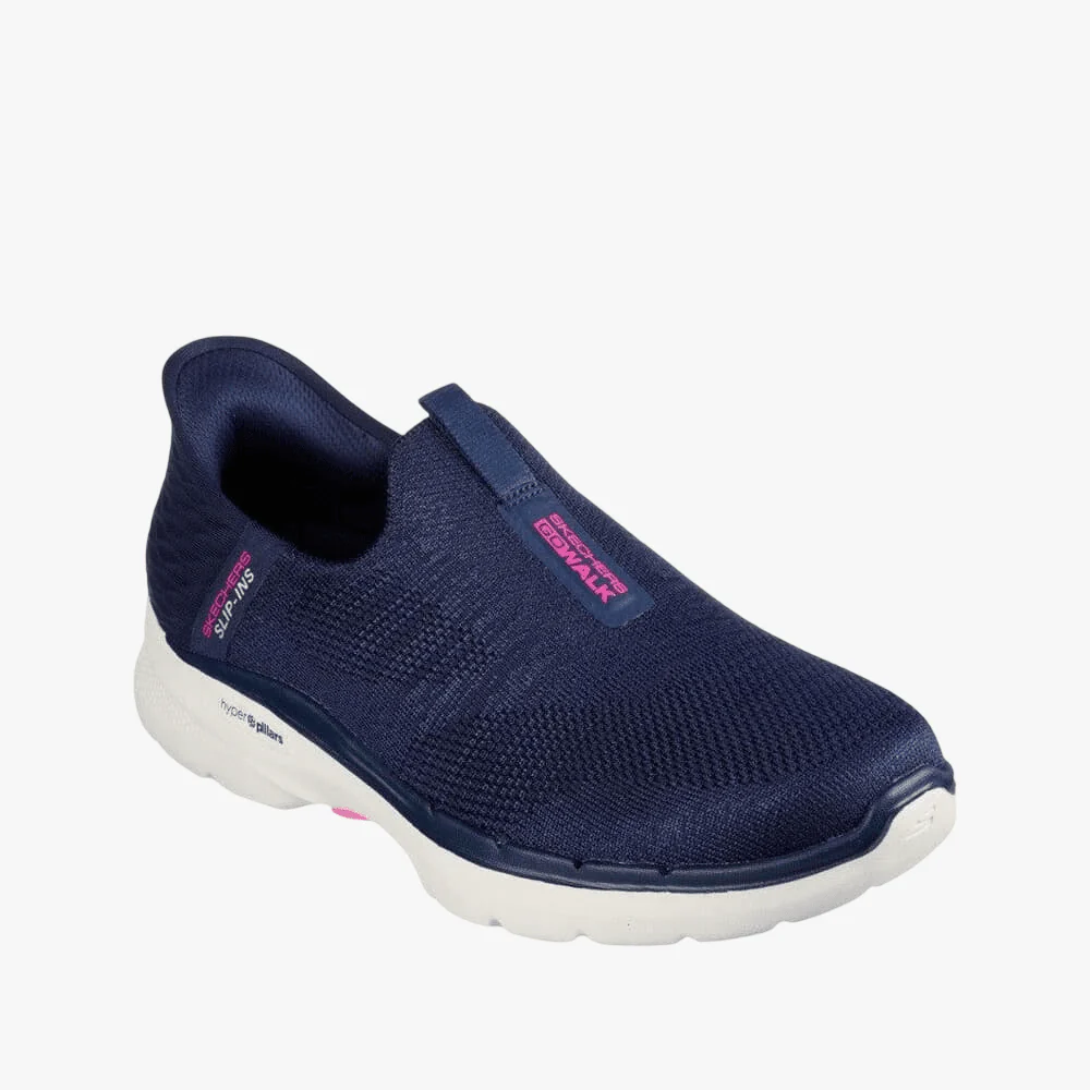 Skechers Womans Go Walk 6 Fabulous View Navy