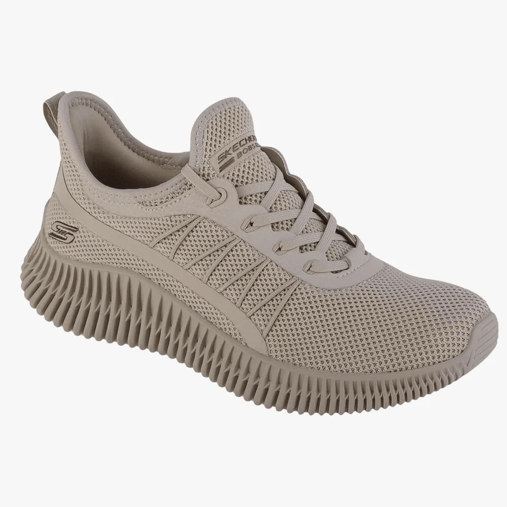 Skechers Womens Bobs Geo Sneaker Tan