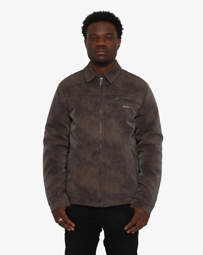 Soviet Mens Clark Fashion Jacket Chocolate