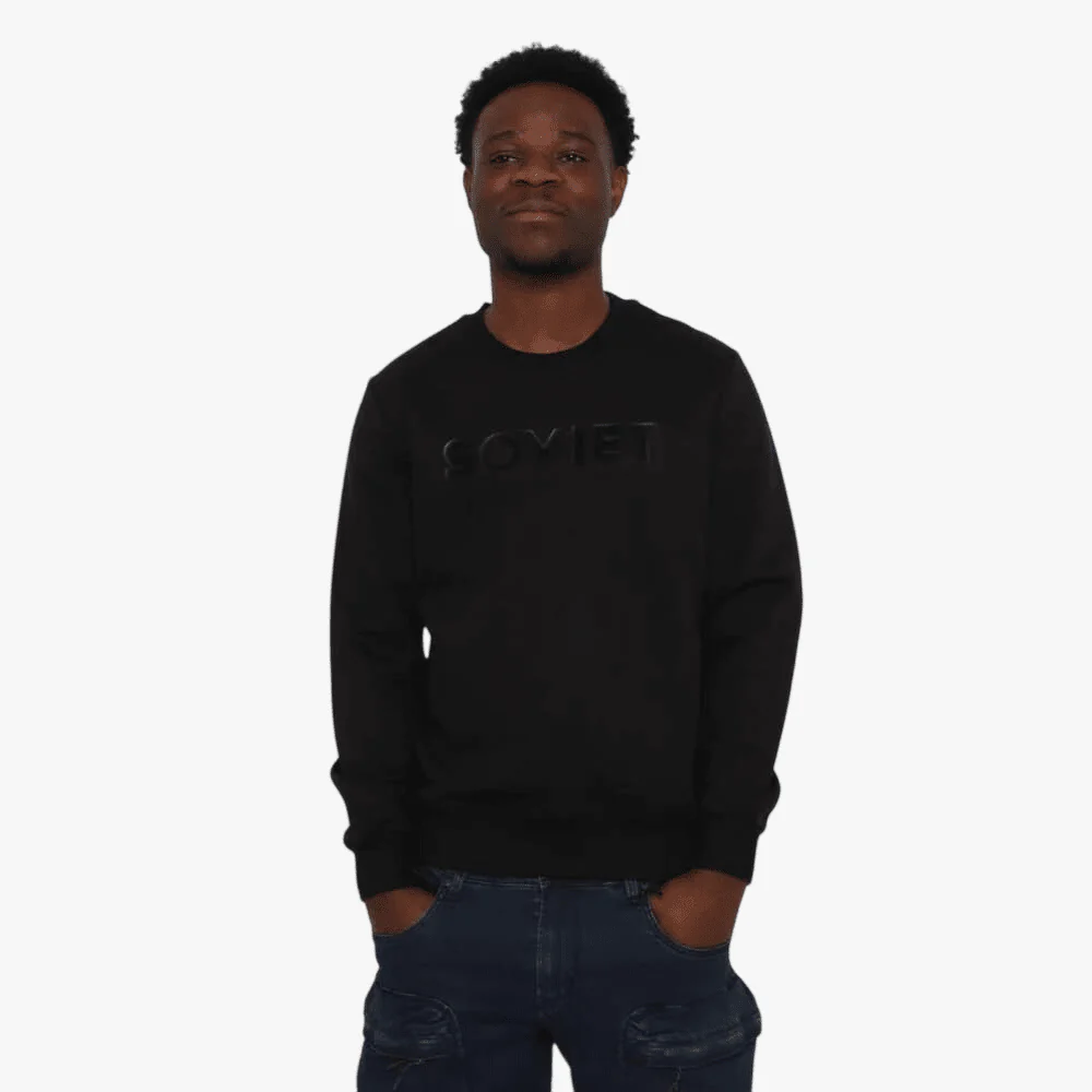 Soviet Mens Leo Sweater Black