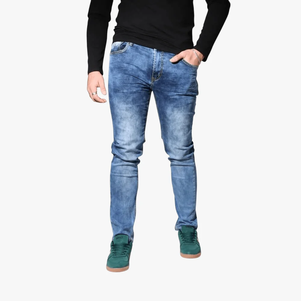 Soviet Mens Terminator #4 Skinny Jean Indigo