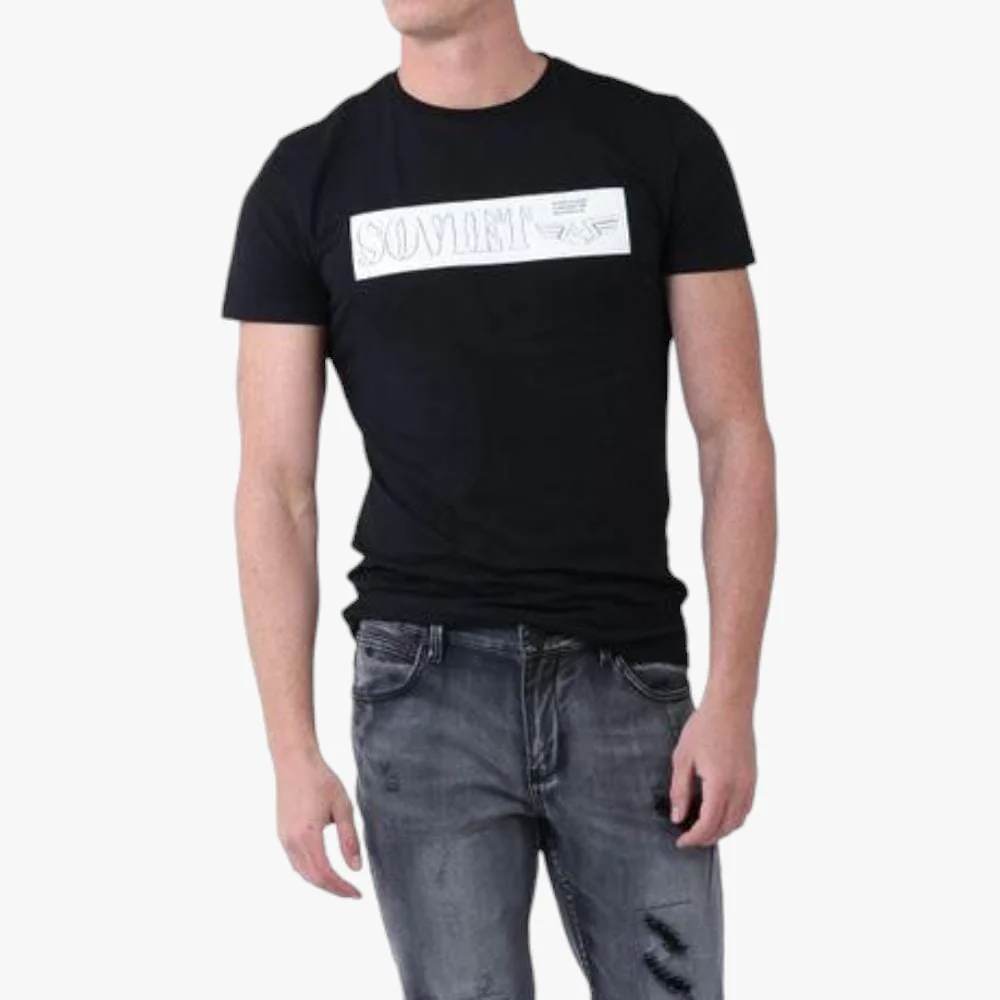 Soviet Mens Tidal Short Sleeve Tee Black