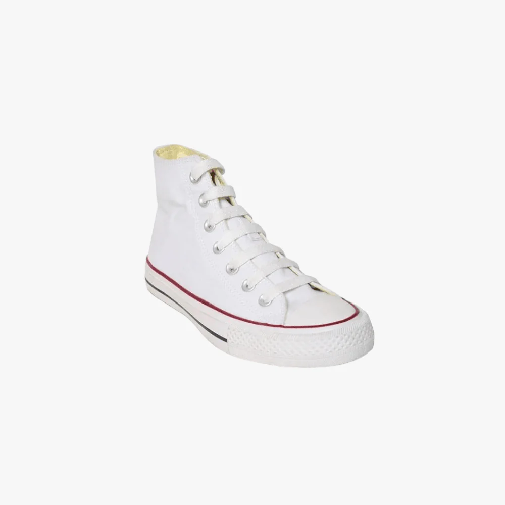 Soviet Unisex Viper 20 Vulcanised Hi Cut Sneaker White