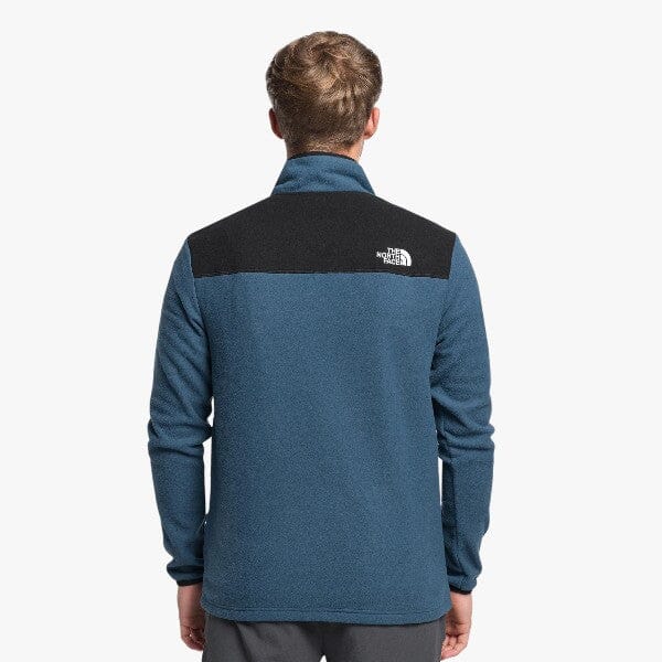 The North Face Home safe Snap Neck Fleece Pullover Blue Black - Image 2