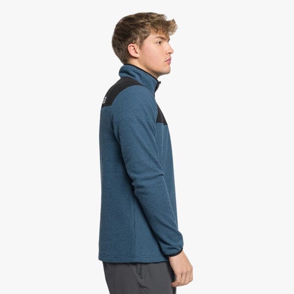 The North Face Home safe Snap Neck Fleece Pullover Blue Black - Image 3