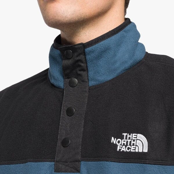 The North Face Home safe Snap Neck Fleece Pullover Blue Black - Image 6