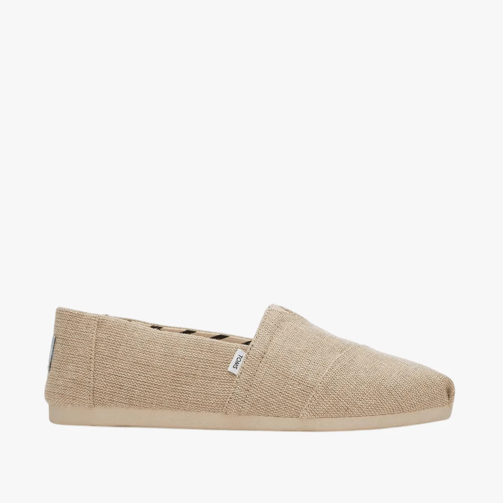 Toms Mens Alpargata Classic Shoe Natural
