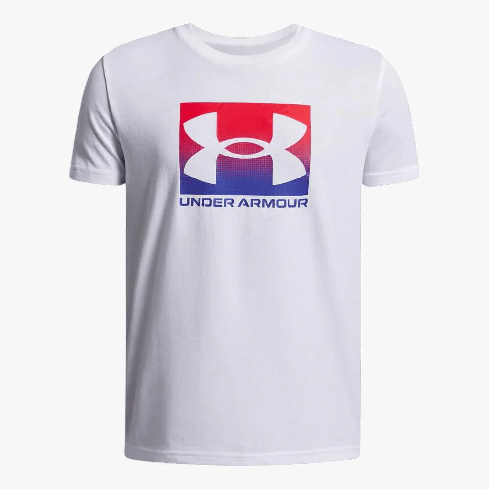 Under Armour Boys Boxed Sport Update Short Sleeve Tee 100 White