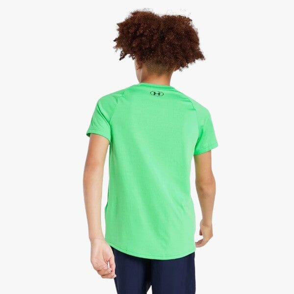 Under Armour Boys Tech 2.0 Short Sleeve Tee 300 Lime - Image 2