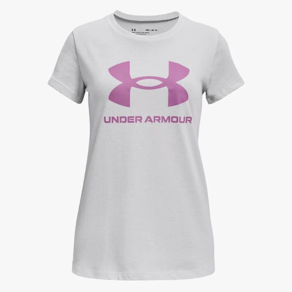 Under Armour Girls Live Sportstyle Graphic Short Sleeve Tee 016 White