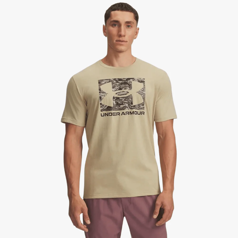 Under Armour Mens Abc Camo Boxed Short Sleeve Tee 434 Khaki