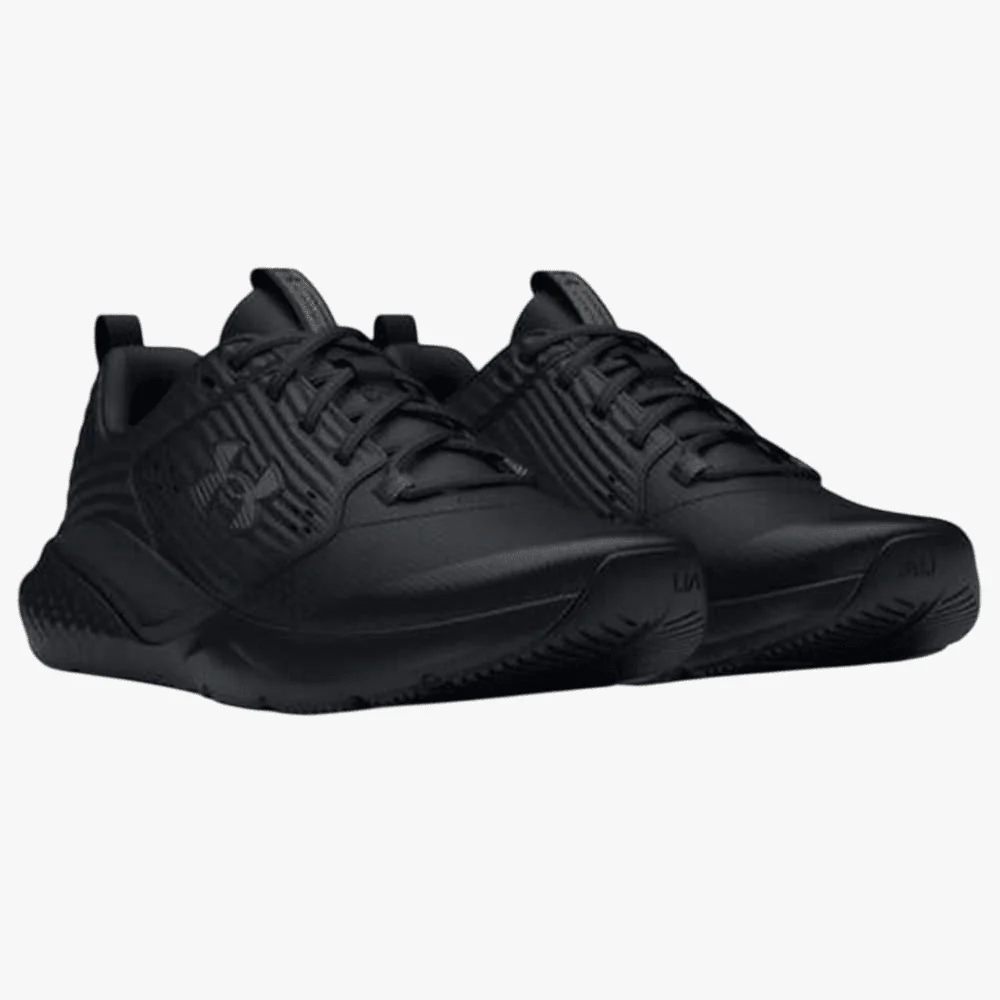 Under Armour Mens Charged Commit Tr Sneaker 005 Black