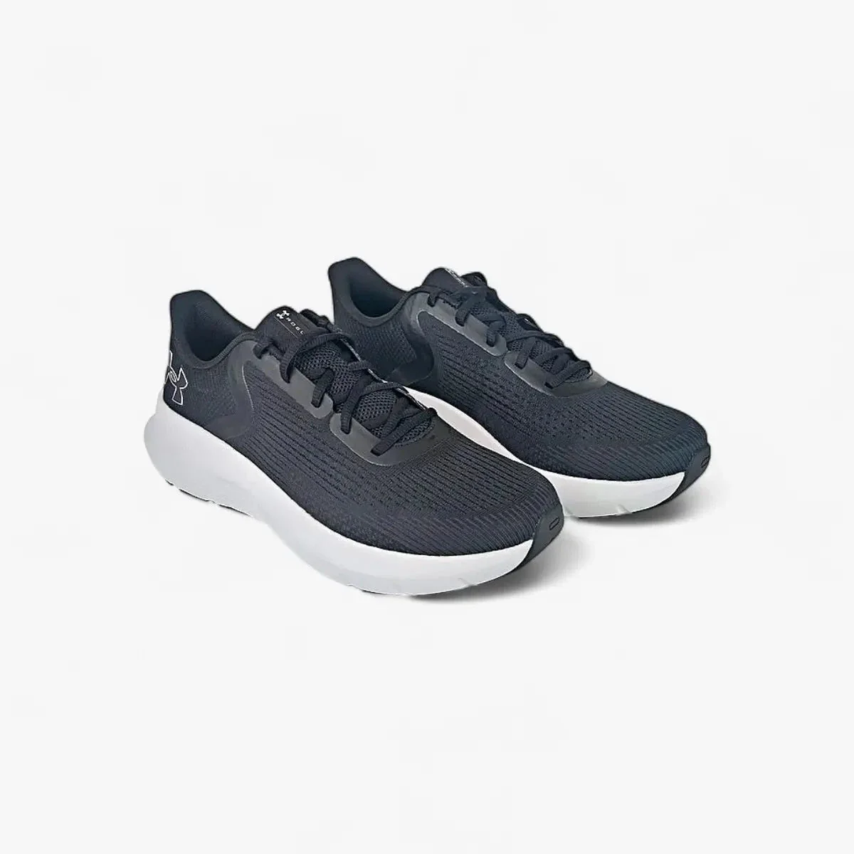 Under Armour Mens Charged Rogue 5 Sneaker Black White - Image 3