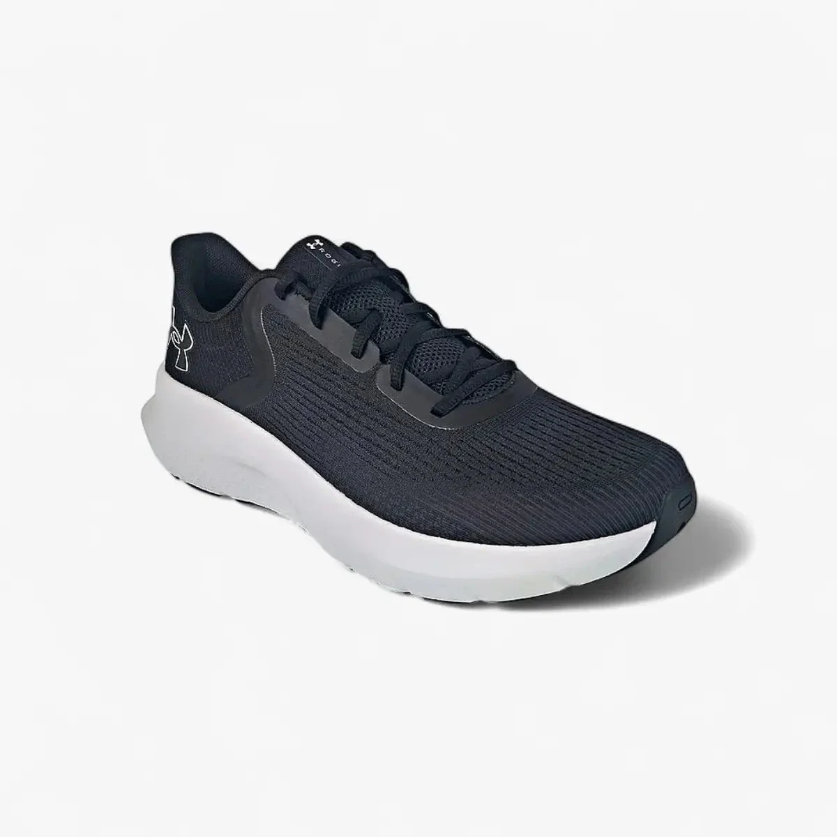 Under Armour Mens Charged Rogue 5 Sneaker Black White - Image 5