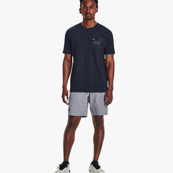 Under Armour Men's Elevated Pocket Short Sleeve Tee 410 Navy - Image 4