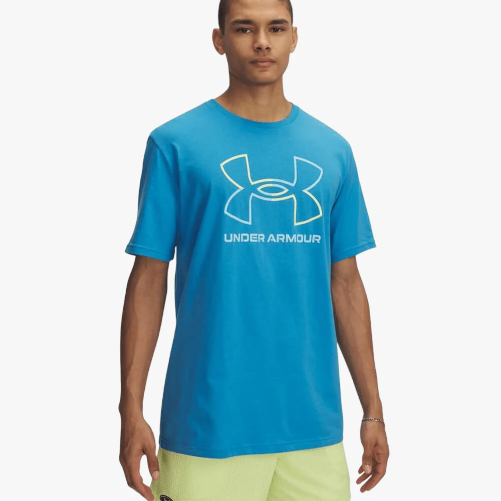 Under Armour Mens Gl Foundation Update Short Sleeve Tee 452 Blue