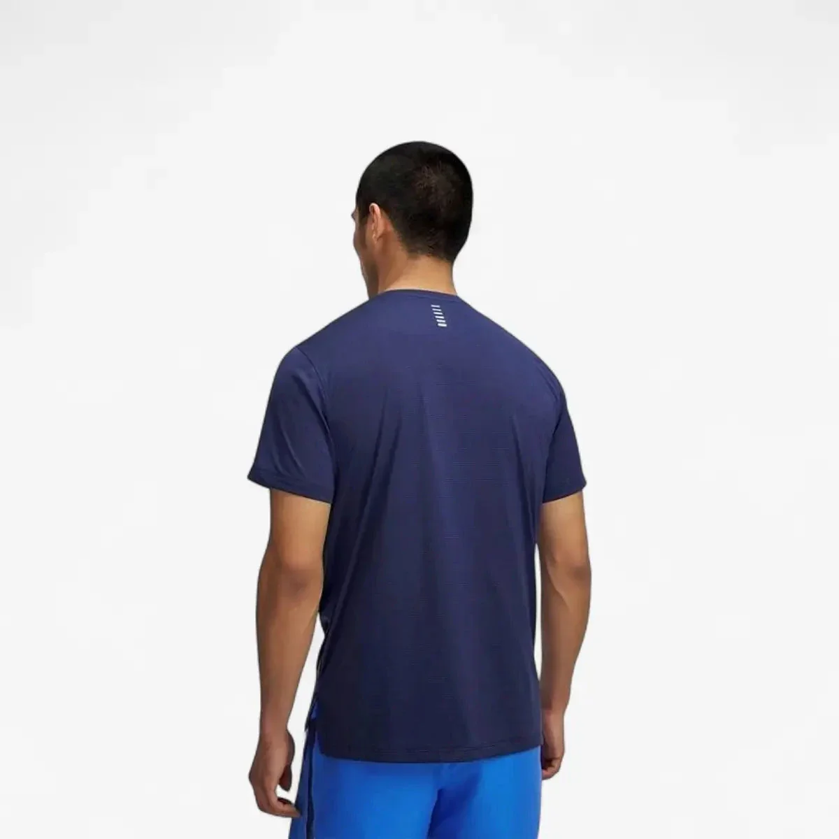 Under Armour Mens Launch Short Sleeve Tee Washed Navy - Image 2
