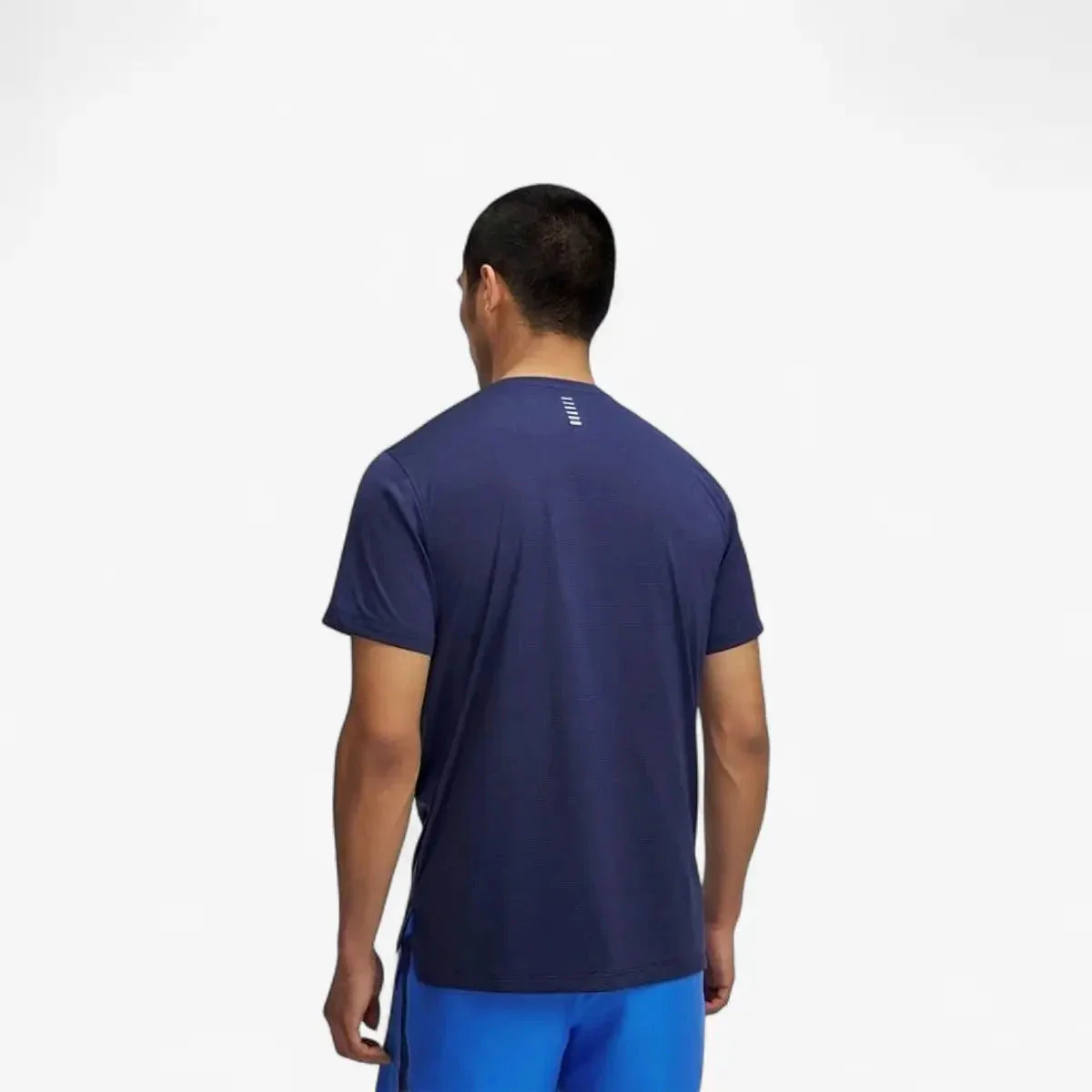 Under Armour Mens Launch Short Sleeve Tee Washed Navy - Image 5