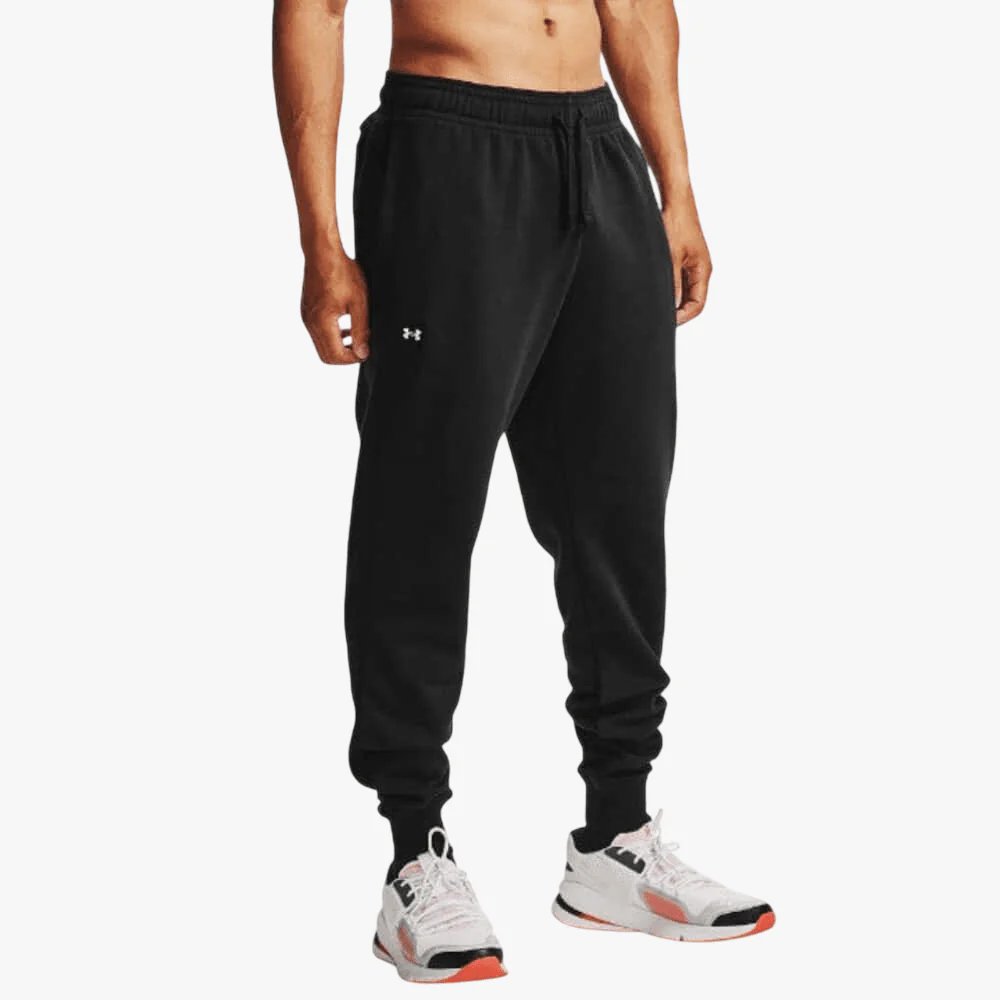 Under Armour Mens Rival Fleece Jogger Black 001