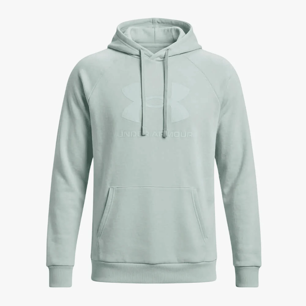 Under Armour Mens Rival Fleece Logo Hoodie 477 Enamel Blue