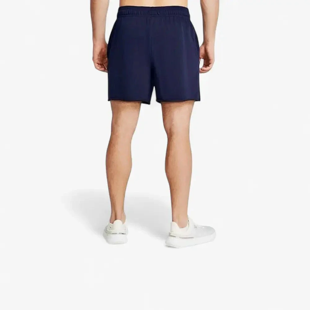 Under Armour Mens Rival Terry 6" Shorts 410 Academy - Image 2