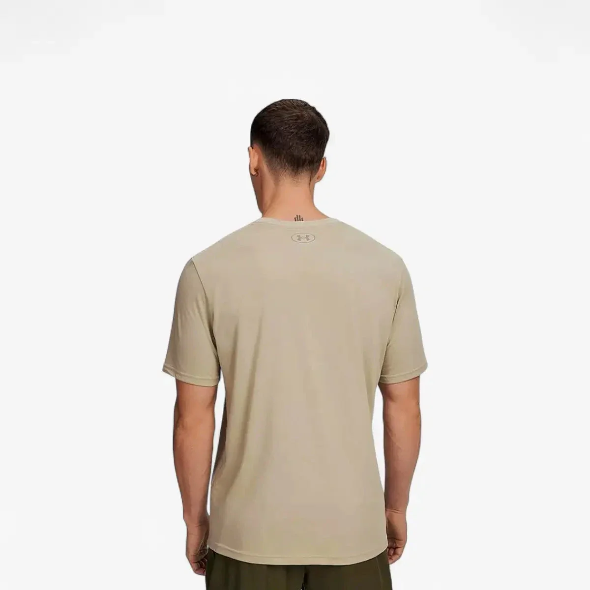 Under Armour Mens Sportstyle Left Chest Short Sleeve Tee 302 Khaki - Image 2