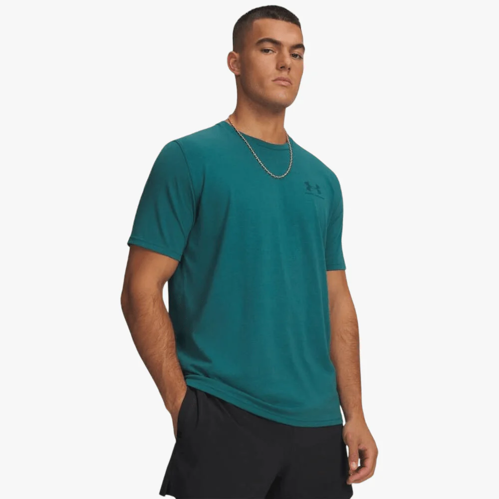 Under Armour Mens Sportstyle Left Chest Short Sleeve Tee 338 Blue