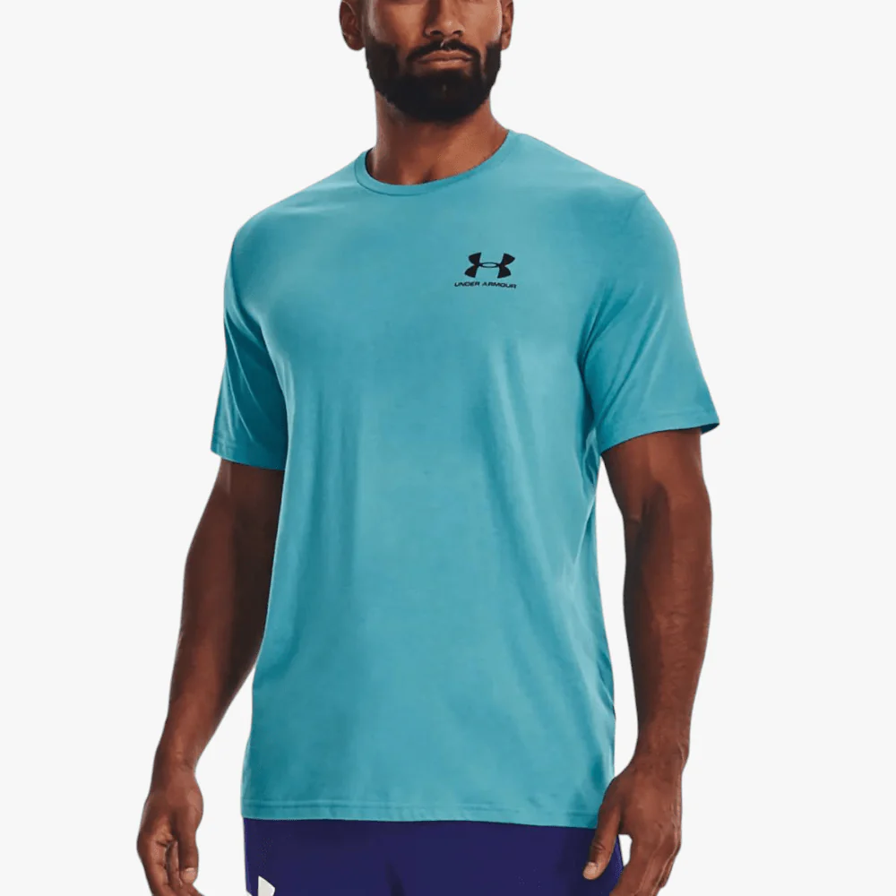 Under Armour Mens Sportstyle Left Chest Short Sleeve Tee 433 Blue