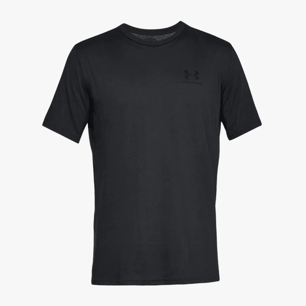 Under Armour Mens Sportstyle Left Chest Short Sleeve Tee Black