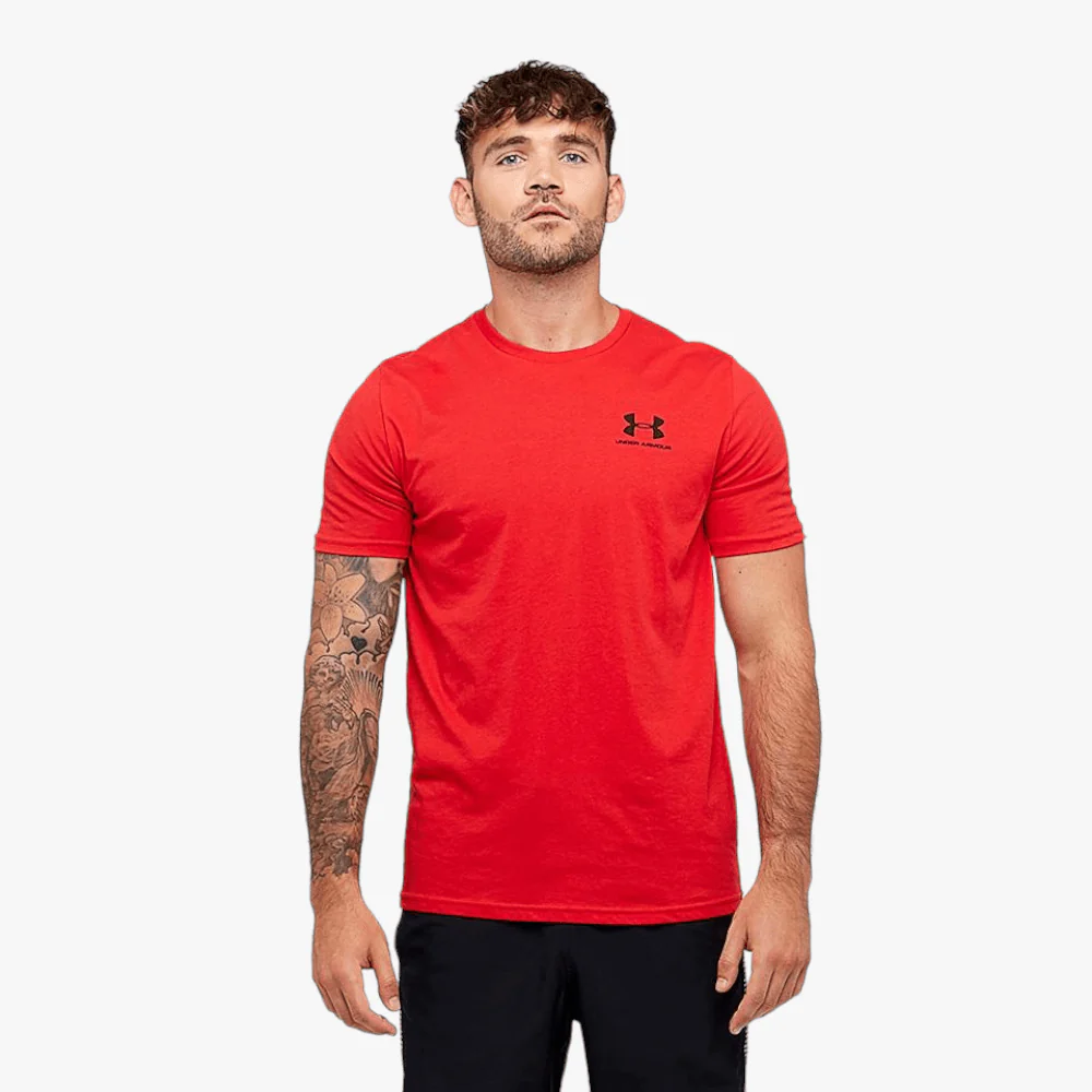Under Armour Mens Sportstyle Short Sleeve Tee Red 600