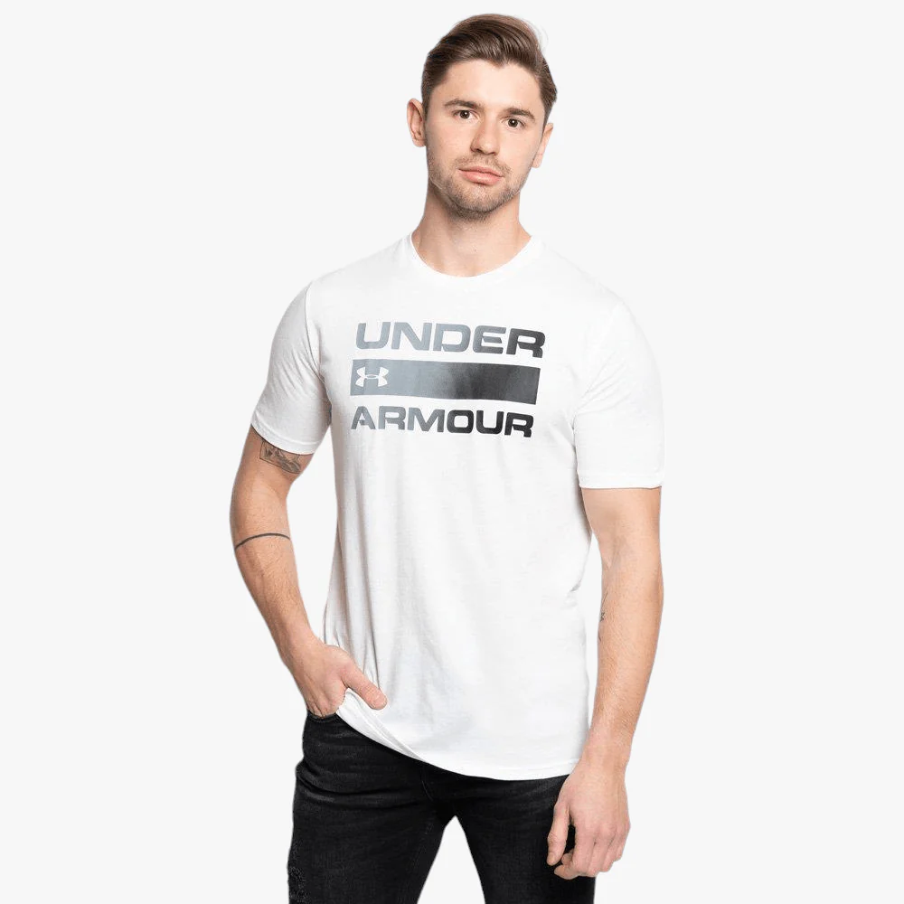 Under Armour Mens Ua Hg Armour Short Sleeve Tee White
