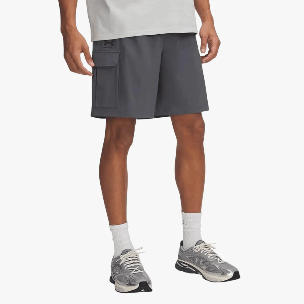 Under Armour Mens Vibe Woven Cargo Shorts 025 Castlerock