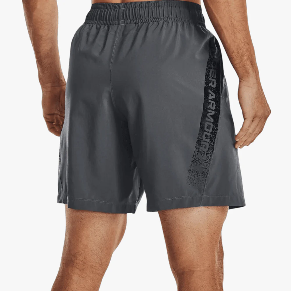 Under Armour Mens Woven Graphic Shorts 012 Graphite