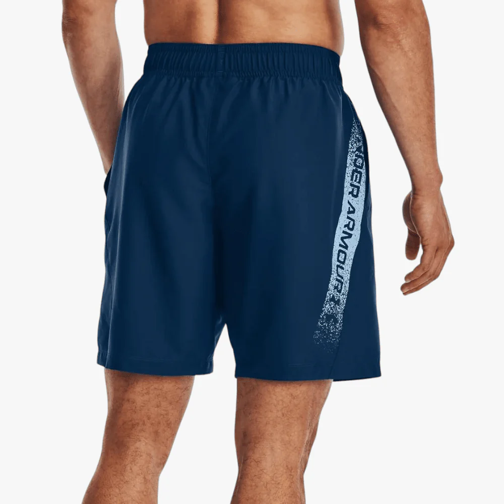 Under Armour Mens Woven Graphic Shorts 426 Blue