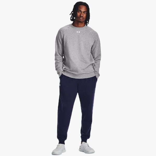 Under Armour Rival Fleece Crew Sweater 025 Grey - Image 3