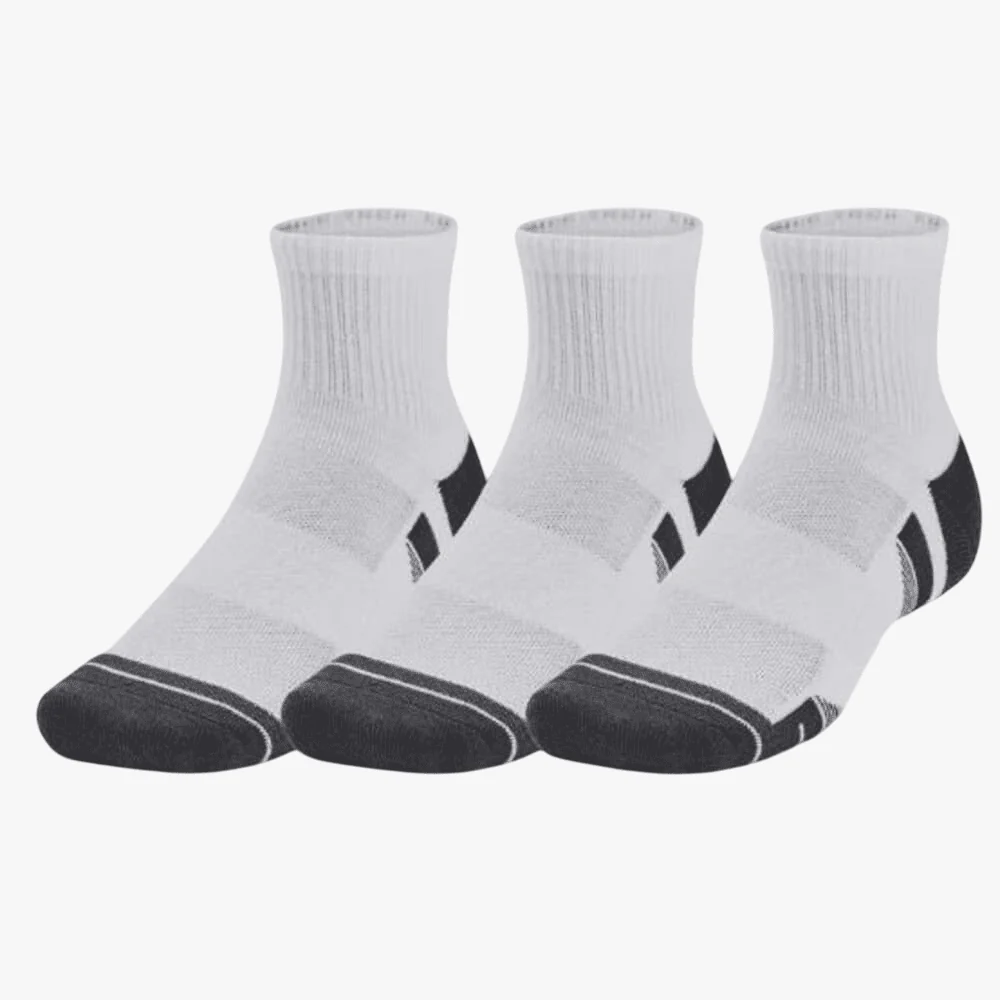 Under Armour Tech Performance 3 Pack Qtr Socks 100 Multi
