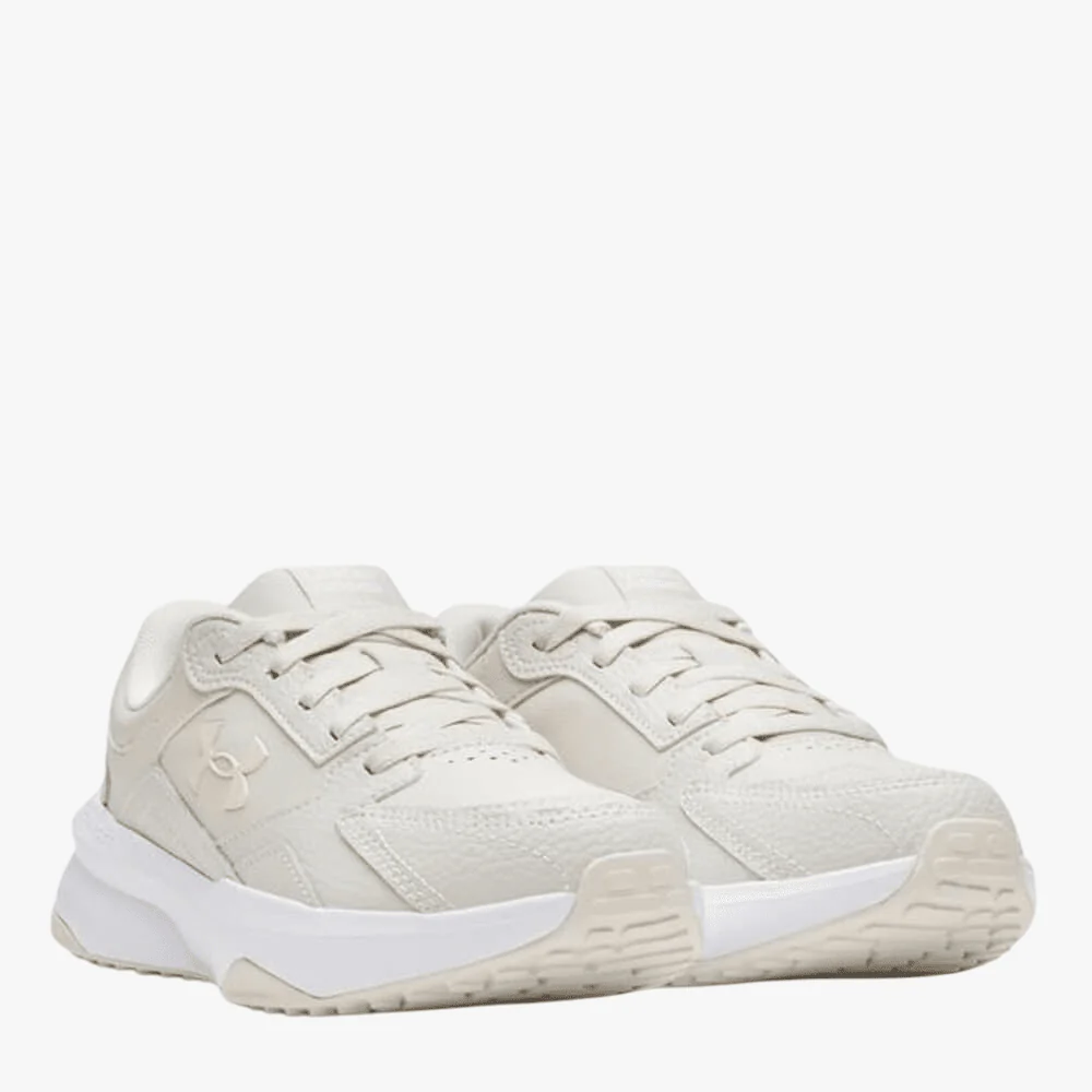 Under Armour Womens Edge Leather Sneaker 110 White