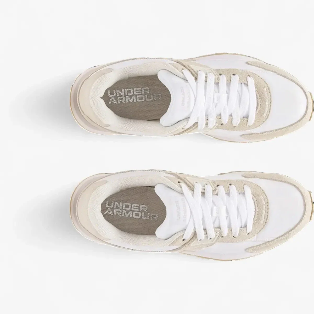 Under Armour Womens Essential Runner Sneaker 108 Beige - Image 7