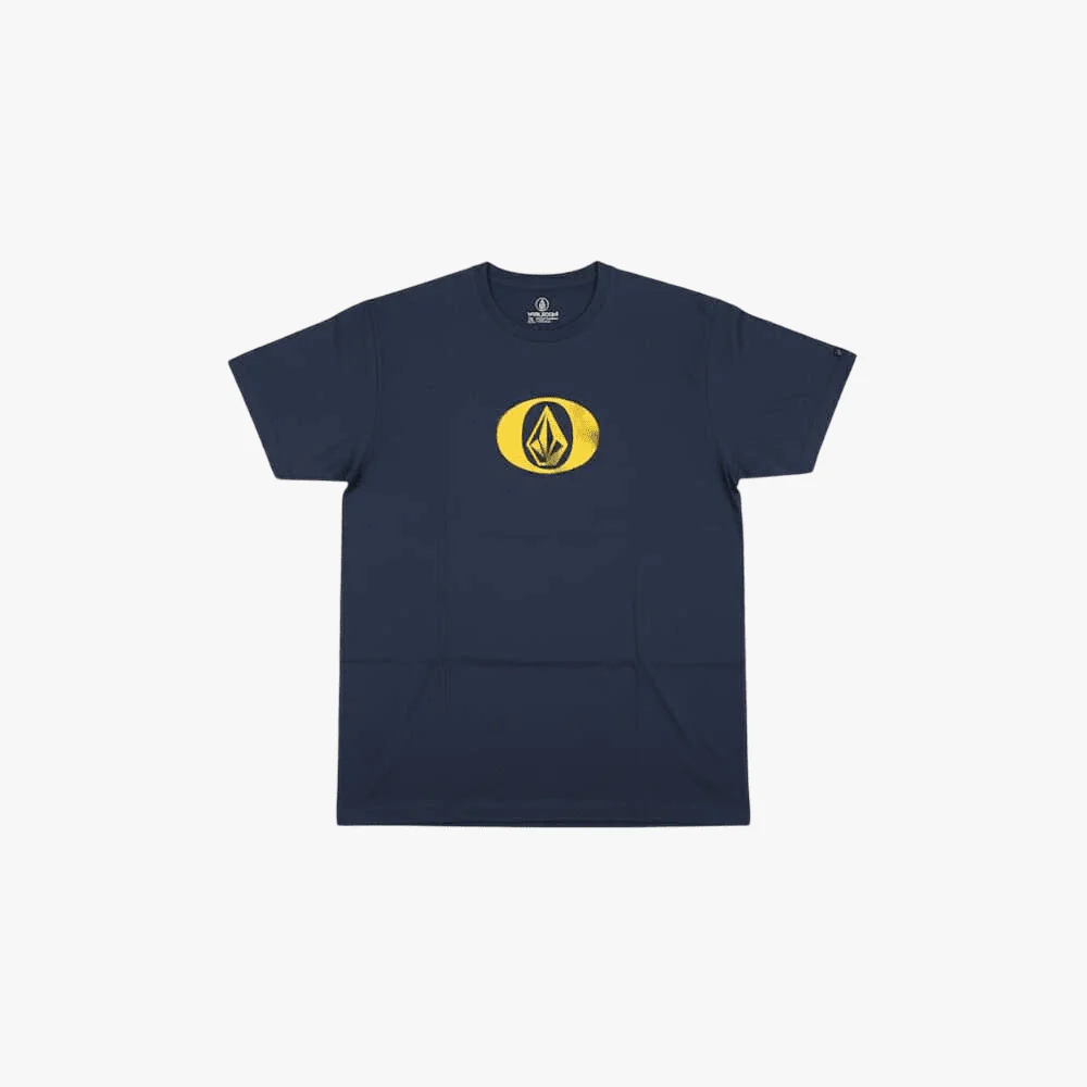 Volcom Mens Eliptical Short Sleeve Tee Navy