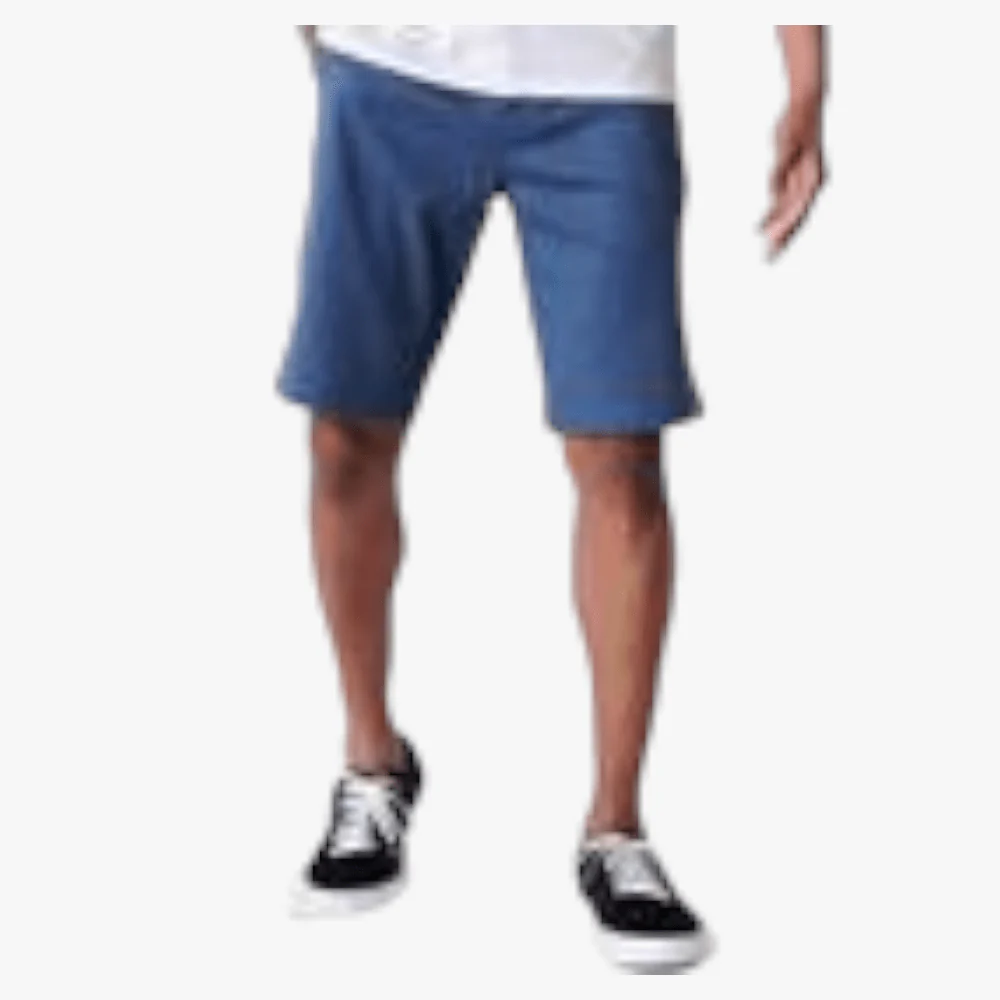 Volcom Mens V Monty Stretch Shorts Heather Blue