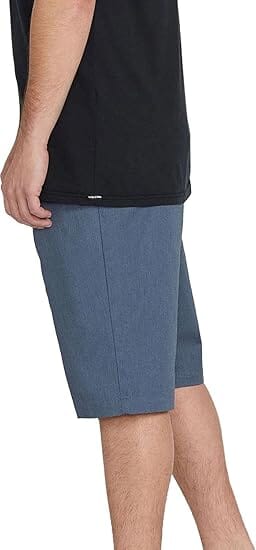 Volcom Mens V Monty Stretch Shorts Heather Blue - Image 3
