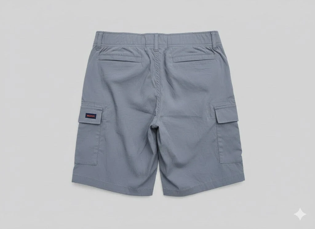 Wearfirst Mens Cargo Tech Shorts Grey - Image 2