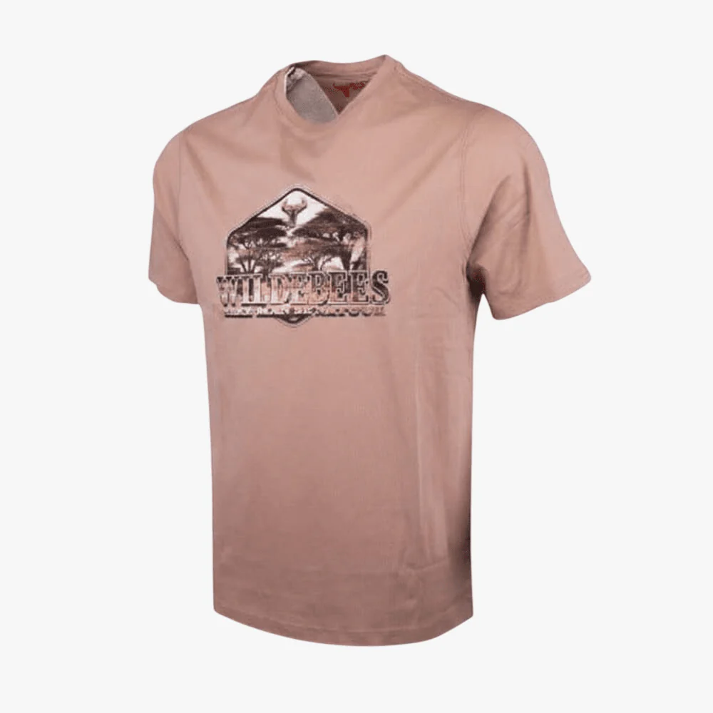 Wildebees Acacia Woodlook Tee Desert Sand