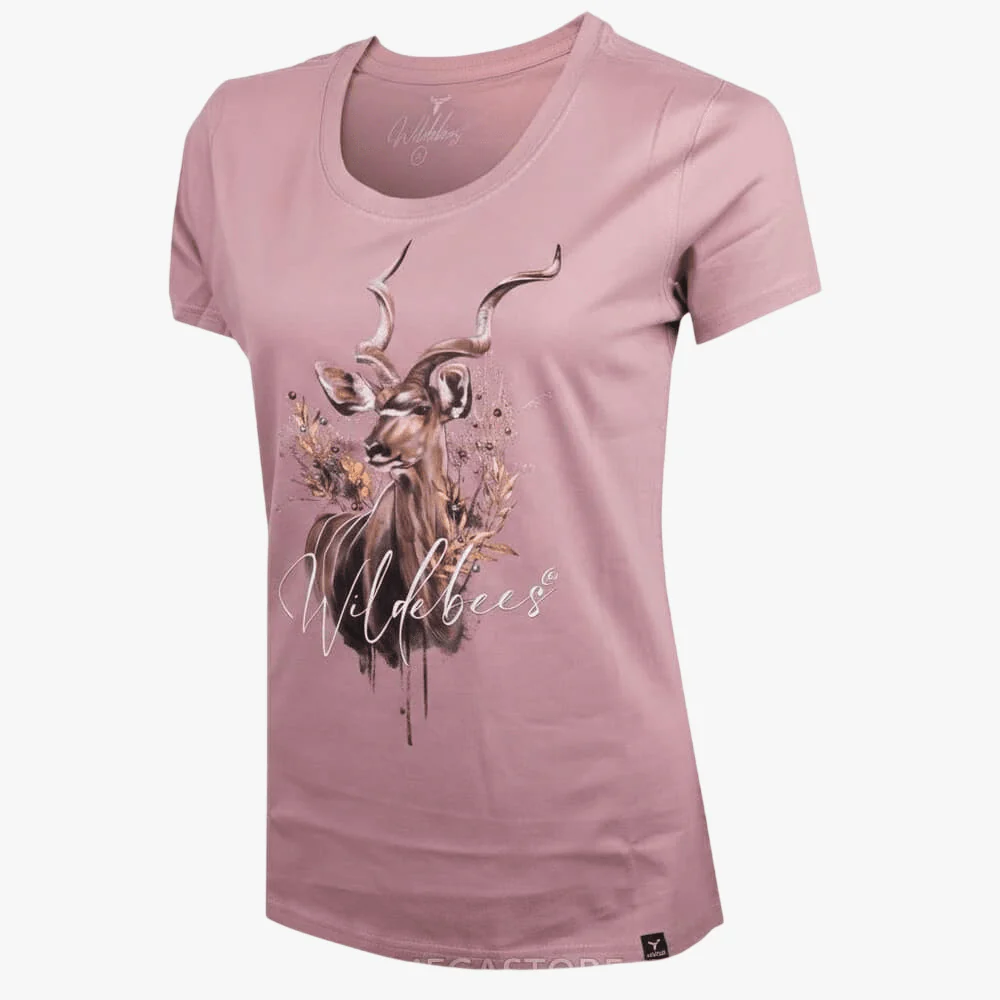 Wildebees Africa Tranquility Tee Vintage Berry