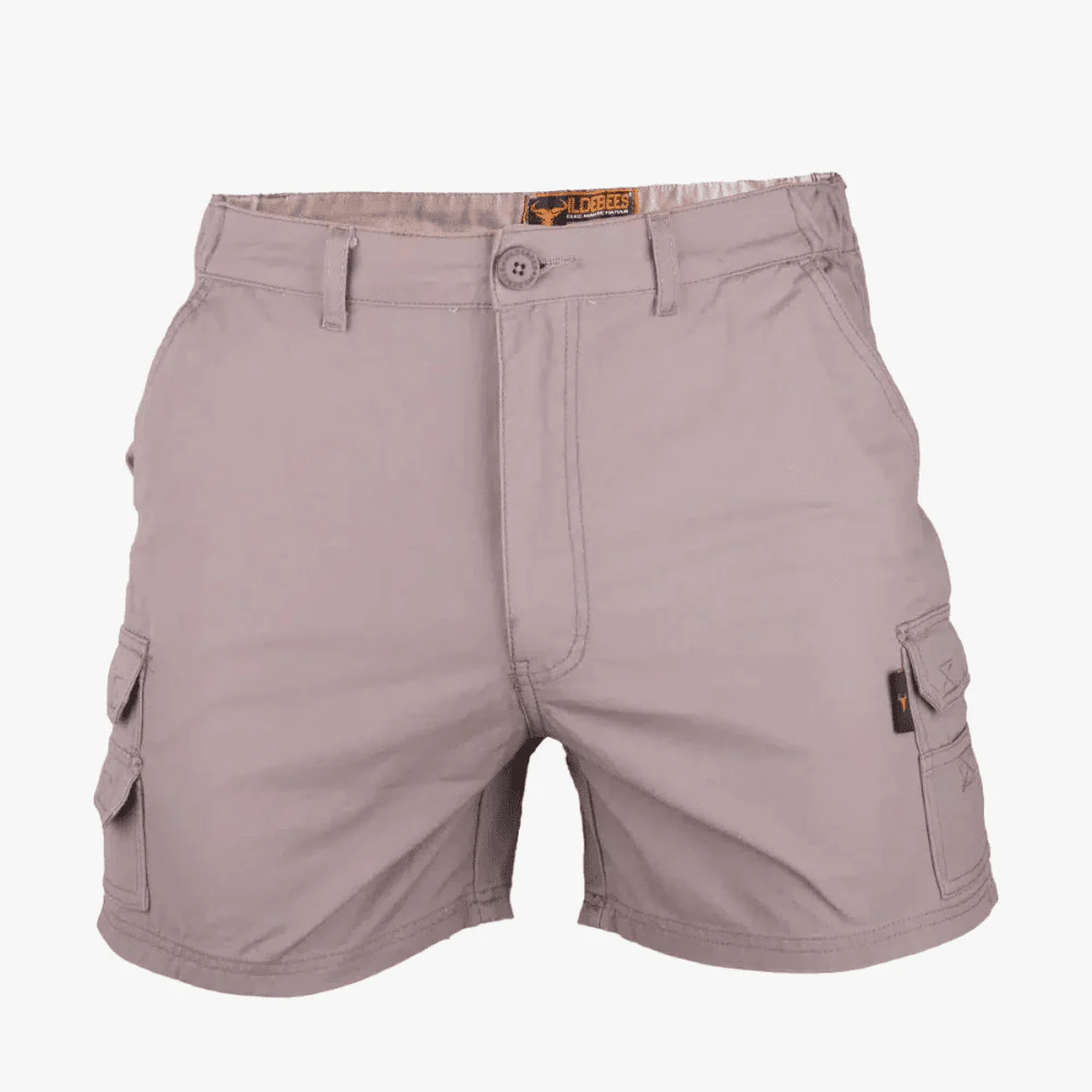 Wildebees Mens 12Cm Cargo Short Khaki