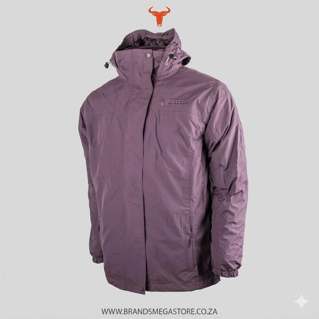 Wildebees Mens 3 In 1 Waterproof Jacket Charcoal