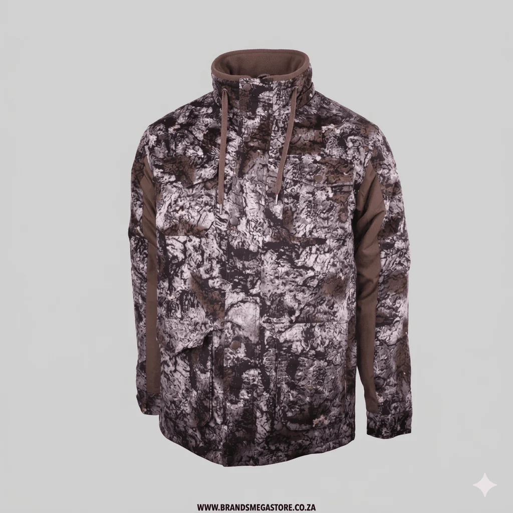 Wildebees Mens Padded Bush Long Jacket Bark