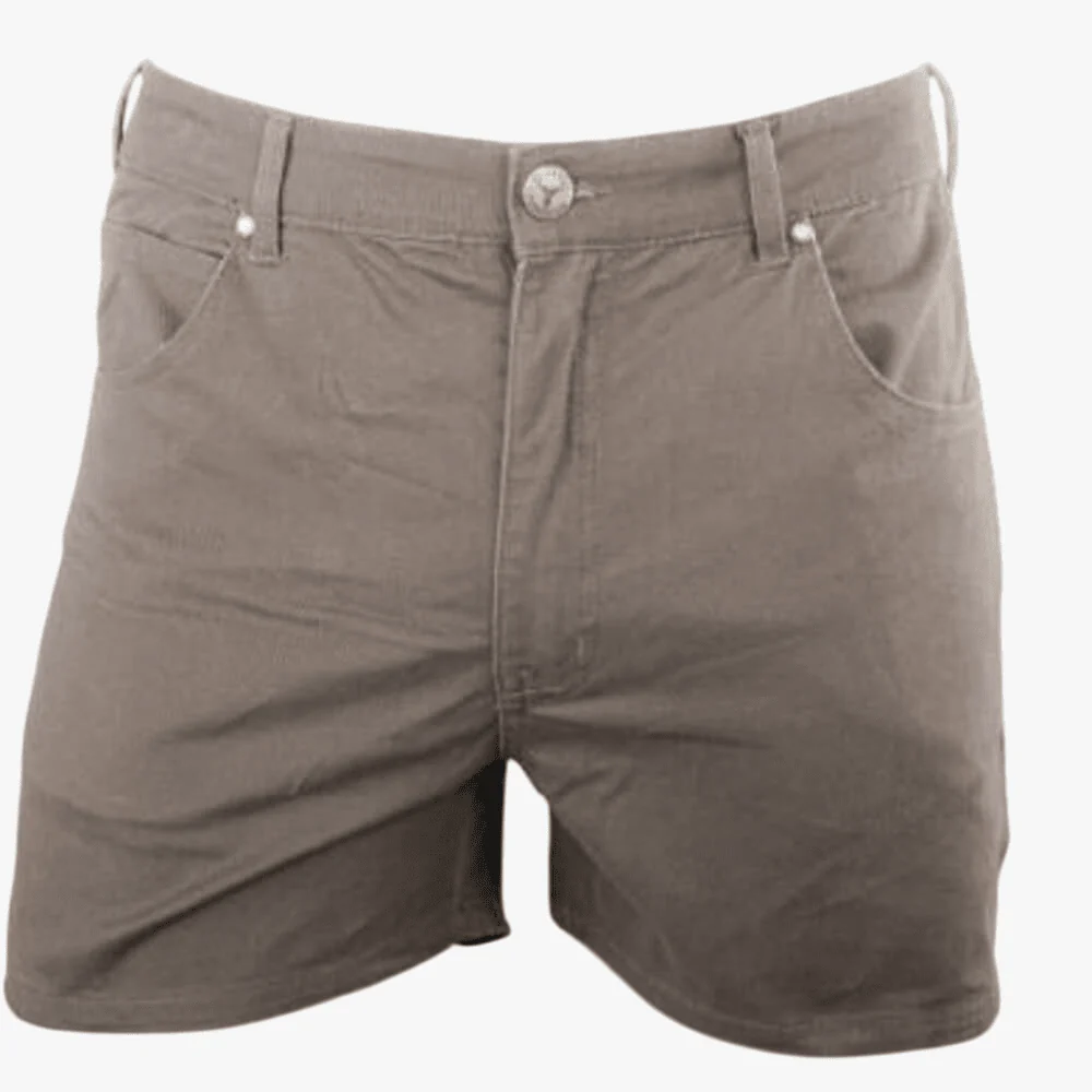 Wildebees Mens Stretch Performance Shorts Olive