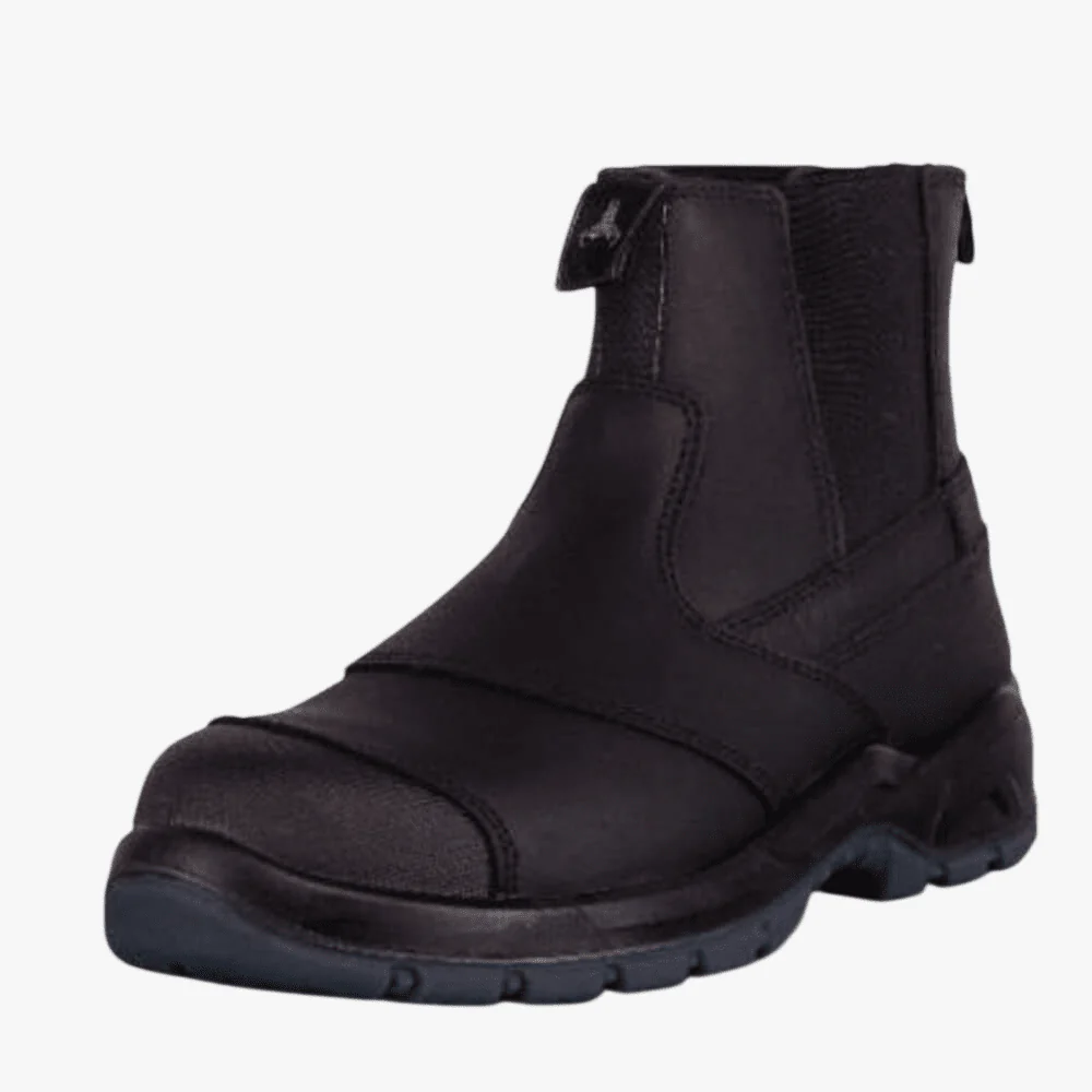 Wildebees Mens Swartkoppie Composite Toe Leather Boot Black