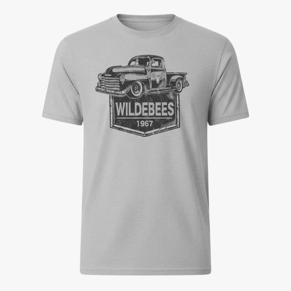 Wildebees Pickup Tee Grey Melange